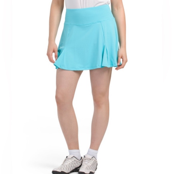 Gottex Godet Turquoise Athletic Skort Women’s Large NWT Golf Tennis Activewear - Picture 3 of 5